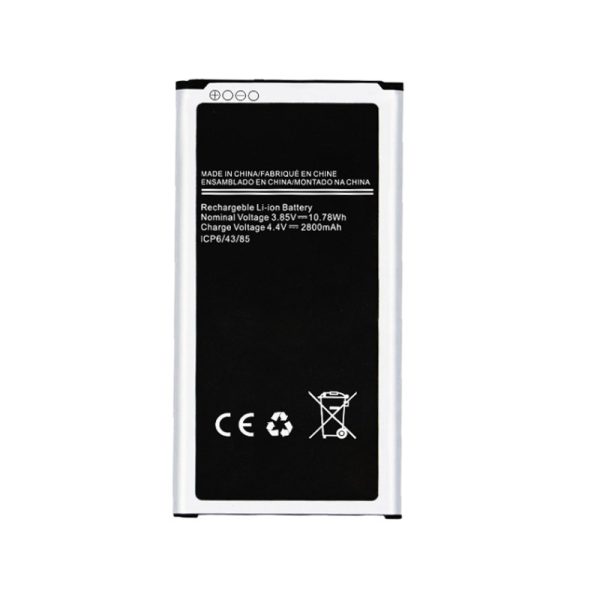 باتری موبایل مدل S5 ظرفیت 2800 میلی آمپر ساعت مناسب برای گوشی موبایل سامسونگ galaxy S5