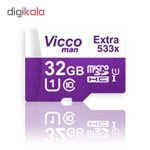 کارت حافظه microSDHC ویکو من مدل Extre 533X کلاس 10 استاندارد UHS-I U1 سرعت 80MBps ظرفیت 32 گیگابایت