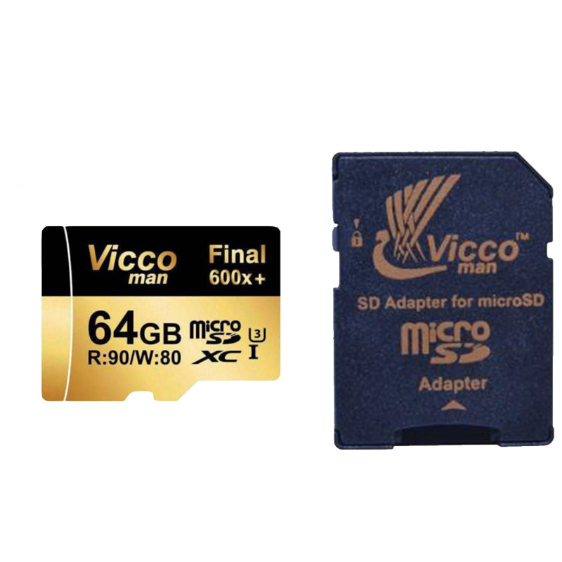 کارت حافظه microSDXC ویکومن مدل 600x plus کلاس 10 استاندارد UHS-I U3 سرعت 90MBs ظرفیت 64 گیگابایت به همراه آداپتور SD_62913ef00b9e7.jpeg کارت حافظه microSDXC ویکومن مدل 600x plus کلاس 10 استاندارد UHS-I U3 سرعت 90MBs ظرفیت 64 گیگابایت به همراه آداپتور SD