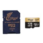 کارت حافظه microSDXC ویکومن مدل Final 600x plus کلاس 10 استاندارد UHS-I U3 سرعت 90MBs ظرفیت 128 گیگابایت به همراه آداپتور SD