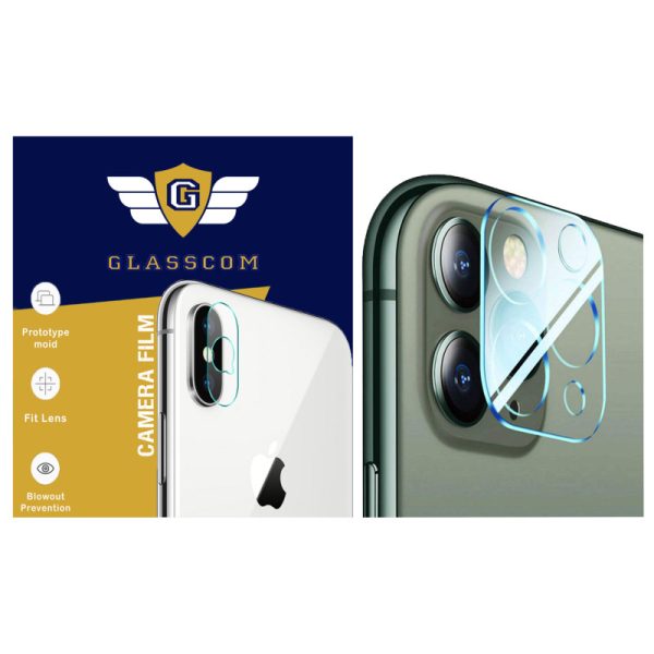 محافظ لنز دوربین گلس کام مدل GC-L11P مناسب برای گوشی موبایل اپل iPhone 11Pro / 11Pro Max