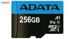 کارت حافظه microSDXC ای دیتا مدل Premier V10 A1 کلاس 10 استاندارد UHS-I سرعت 100MBps ظرفیت 256 گیگابایت