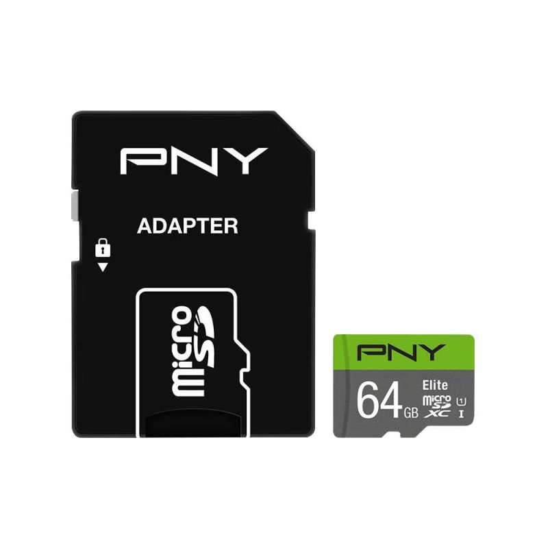کارت حافظه microSDXC پی ان وای مدل Elite کلاس 10 استاندارد UHS-I U1 سرعت 100MBs ظرفیت 64 گیگابایت به همراه آداپتور SD_62913fc828107.jpeg کارت حافظه microSDXC پی ان وای مدل Elite کلاس 10 استاندارد UHS-I U1 سرعت 100MBs ظرفیت 64 گیگابایت به همراه آداپتور SD