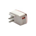 شارژر دیواری الدینیو مدل شارژر دیواری الدینیو A1204-Q با کابل لایتنینگ آیفون