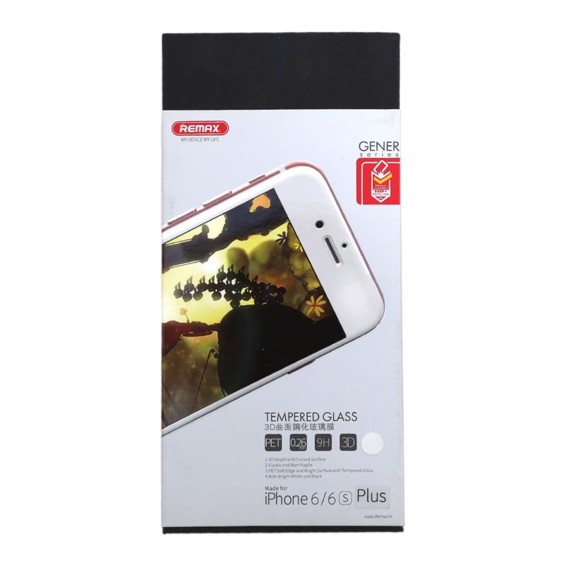 محافظ صفحه نمایش شیشه ای ریمکس مدل Gener مناسب برای گوشی موبایل آیفون 6/6s پلاس_628e5fc128542.jpeg محافظ صفحه نمایش شیشه ای ریمکس مدل Gener مناسب برای گوشی موبایل آیفون 6/6s پلاس