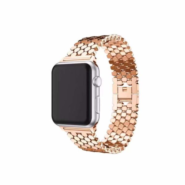 بند طرح لانه زنبور مدل FL12 مناسب برای اپل واچ 38/40/41 میلی متری