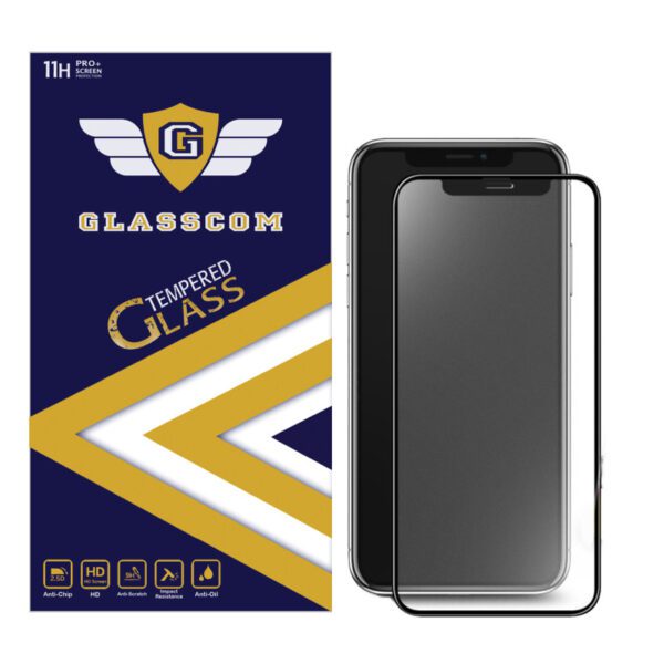 محافظ صفحه نمایش سرامیکی مات گلس کام مدل GC-IPX مناسب برای گوشی موبایل اپل iPhone X / Xs / 11 Pro