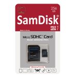 کارت حافظه microSDHC مدل Sam-Pro1 کلاس 10 استاندارد UHS-I U1 سرعت 85MBps ظرفیت 256 گیگابایت به همراه آداپتور SD