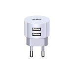 شارژر دیواری یوسمز مدل UM به همراه کابل تبدیل MicroUSB/USB-C/لایتنینگ