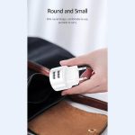 شارژر دیواری یوسمز مدل UM به همراه کابل تبدیل MicroUSB/USB-C/لایتنینگ