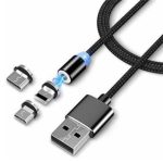 کابل تبدیل مغناطیسی USB به Lighting/ Micro/ Type-C USB Port ایکس کیبل مدل XB1 طول 1 متر