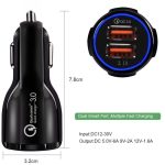 شارژر فندکی مدل LZ-681 به همراه کابل تبدیل MICROUSB