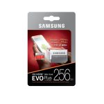 کارت حافظه microSDXC سامسونگ مدل Evo Plus کلاس 10 استاندارد UHS-I U3 سرعت 100MBps ظرفیت 256 گیگابایت به همراه آداپتور SD