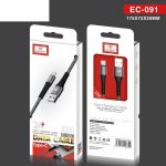 کابل تبدیل USB به USB-C ارلدام مدل EC-091 C طول 1 متر