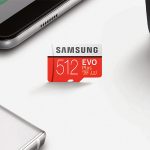 کارت حافظه microSDXC سامسونگ مدل Evo Plus کلاس 10 استاندارد UHS-I U3 سرعت 100MBps ظرفیت 512 گیگابایت به همراه آداپتور SD