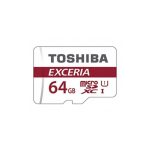 کارت حافظه microSDHc توشیبا مدل EXCERIA M302-EA کلاس 10 استاندارد UHS-I U1 سرعت 90MBps ظرفیت 64 گیگابایت به همراه آداپتور SD