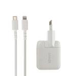 شارژر دیواری انکر مدل B2019-L به همراه کابل تبدیل لایتنینگ