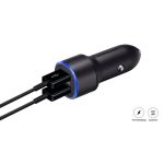 شارژر فندکی سامسونگ مدل EP-L1100WBEGWW به همراه کابل تبدیل USB-C/microUSB