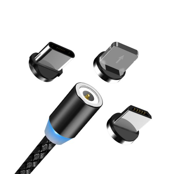 کابل تبدیل مغناطیسی USB به Lighting/ Micro/ Type-C USB Port ایکس کیبل مدل XB1 طول 1 متر