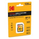 کارت حافظه SDXC کداک مدل V30 کلاس 10 استاندارد UHS-I U3 سرعت 100mbps ظرفیت 128 گیگابایت