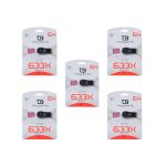 کارت حافظه microSD XC تروبایت مدل 633X-A2-V30 کلاس 10 استاندارد UHS-I U3 سرعت 95MBps ظرفیت 64 گیگابایت به همراه کارت خوان بسته 5 عددی