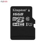 عنوان : کارت حافظه microSDHC کینگستون مدل Canvas Select کلاس 10 استاندارد UHS-I U1 سرعت 80MBps ظرفیت 16 گیگابایت به همراه آداپتور SD