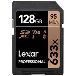 کارت حافظه SDXC لکسار مدل Professional کلاس 10 استاندارد UHS-I U3 سرعت 95MBps ظرفیت 128 گیگابایت