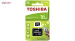 کارت حافظه microSDHC توشیبا مدل M203 کلاس 10 استاندارد UHS-I سرعت 100MBps ظرفیت 16 گیگابایت