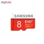 کارت حافظه microSDHC مدل Evo Plus کلاس 10 استاندارد UHS-I U1 سرعت 80MBps ظرفیت 8 گیگابایت