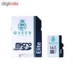 کارت حافظه microSDHC کوئین تک مدل Elite 433X کلاس 10 استاندارد UHS-I U1 سرعت 65MBps ظرفیت 16 گیگابایت به همراه آداپتور SD