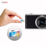 کارت حافظه microSDXC سیلیکون پاور مدل Color Elite کلاس 10 استاندارد UHS-I U1 سرعت 75MBps همراه با آداپتور SD ظرفیت 128 گیگابایت