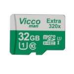 کارت حافظه microSDHC ویکومن مدل Extra 320x کلاس 10 استاندارد UHS-I U1 سرعت 48MBs ظرفیت 32 گیگابایت