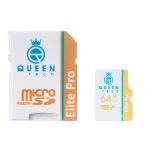 کارت حافظه microSDXC کوئین تک مدل Elite pro 566X کلاس 10 استاندارد UHS-I U3 سرعت 85MBps ظرفیت 64 گیگابایت به همراه آداپتور SD