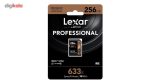 کارت حافظه SDXC لکسار مدل Professional کلاس 10 استاندارد UHS-I U3 سرعت 95MBps ظرفیت 256 گیگابایت