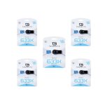 کارت حافظه microSD HC تروبایت مدل 633X-V10 کلاس 10 استاندارد UHS-I U1 سرعت 95MBps ظرفیت 16گیگابایت به همراه کارت خوان بسته 5 عددی