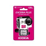 کارت حافظه‌ microSDXC کیوکسیا مدل EXCERIA PLUS کلاس 10 استاندارد UHS-1 U3 سرعت 100MBps ظرفیت 128 گیگابایت به همراه آداپتور SD