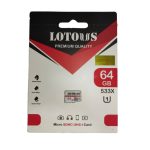 کارت حافظه microSDHC مدل 533X کلاس 10 استاندارد UHS-I U1 سرعت 100MBps ظرفیت 64 گیگابایت
