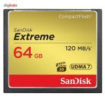 کارت حافظه CompactFlash سن دیسک مدل Extreme سرعت 800X 120MBps ظرفیت 64 گیگابایت