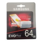 کارت حافظه microSDXC سامسونگ مدل Evo Plus کلاس 10 استاندارد UHS-I U3 سرعت 95MBps ظرفیت 64 گیگابایت به همراه آداپتور SD