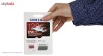 کارت حافظه microSDXC سامسونگ مدل Evo Plus کلاس 10 استاندارد UHS-I U1 سرعت 80MBps همراه با آداپتور ظرفیت 128 گیگابایت