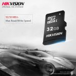 کارت حافظه‌ microSDXC هایک ویژن کلاس 10 استاندارد UHS-I U1 سرعت 100MBps ظرفیت 32 گیگابایت بسته 10 عددی
