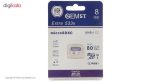 کارت حافظه microSDXC جم اس تی مدل Extra 533x کلاس 10 استاندارد UHS-I سرعت 80MBps ظرفیت 8 گیگابایت