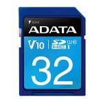 کارت حافظه‌ SDXC ای دیتا مدل Premier V10 کلاس 10 استاندارد UHS-I U1 سرعت 100MBps ظرفیت 32 گیگابایت