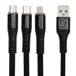 کابل تبدیل USB به MicroUSB/USB-C/لایتنینگ اپی مکس مدل EC-24 طول 1.2 متر