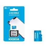 کارت حافظه‌ microSDHC کیوکسیا مدل EXCERIA کلاس 10 استاندارد UHS-I U1 سرعت 100MBps ظرفیت 128 گیگابایت به همراه آداپتور SD