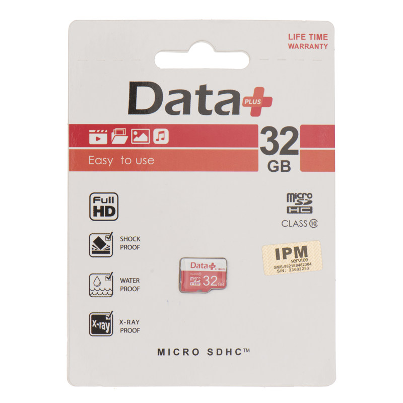 کارت حافظه microSDHC دیتاپلاس مدل IPM کلاس 10 ظرفیت 32 گیگابایت_62b975fff1579.jpeg کارت حافظه microSDHC دیتاپلاس مدل IPM کلاس 10 ظرفیت 32 گیگابایت