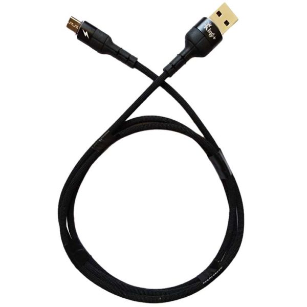 کابل تبدیل USB به MicroUSB کینگ پلاس مدل HK-03 طول 1 متر