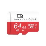 کارت حافظه microSD HC تروبایت مدل 533X-A1- V30 کلاس 10 استاندارد UHS-I U3 سرعت 80MBps ظرفیت 64 گیگابایت بسته 5 عددی
