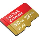 کارت حافظه microSDXC سن دیسک مدل Extreme کلاس A2 استاندارد UHS-I U3 سرعت 160MBps ظرفیت 512 گیگابایت