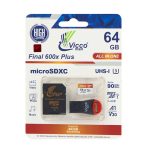کارت حافظه microSDXC ویکومن مدل Final 600X کلاس 10 استاندارد Uhs-I U3 سرعت 90Mps ظرفیت 64 گیگابایت به همراه آداپتور SD
